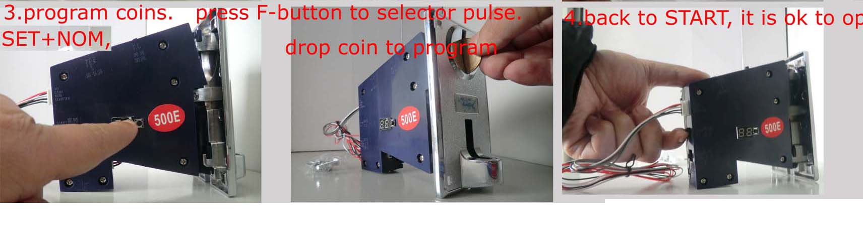 Multi Coin Acceptor selector validators
